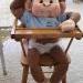 Monkey Pattern, 17 Inches, Soft Cloth, Dinky Baby,